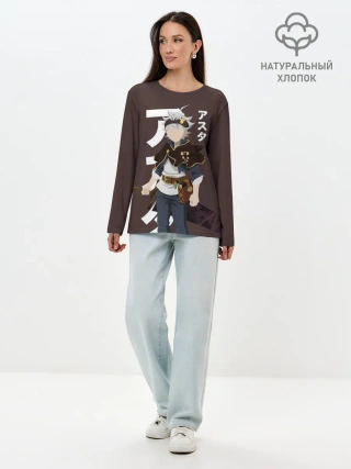Лонгслив женский. Хлопок / BLACK CLOVER. ASTA