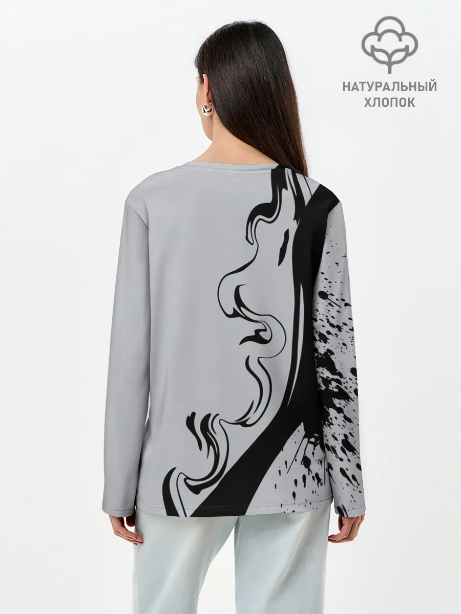 Лонгслив женский. Хлопок / Hell Asta