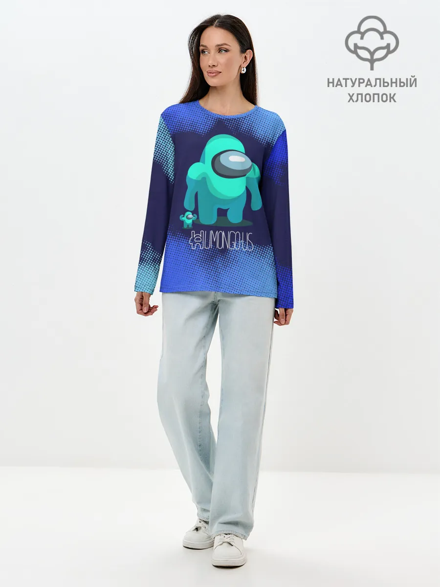 Лонгслив женский. Хлопок / Among Us.