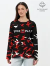 Лонгслив женский. Хлопок / GOD OF WAR