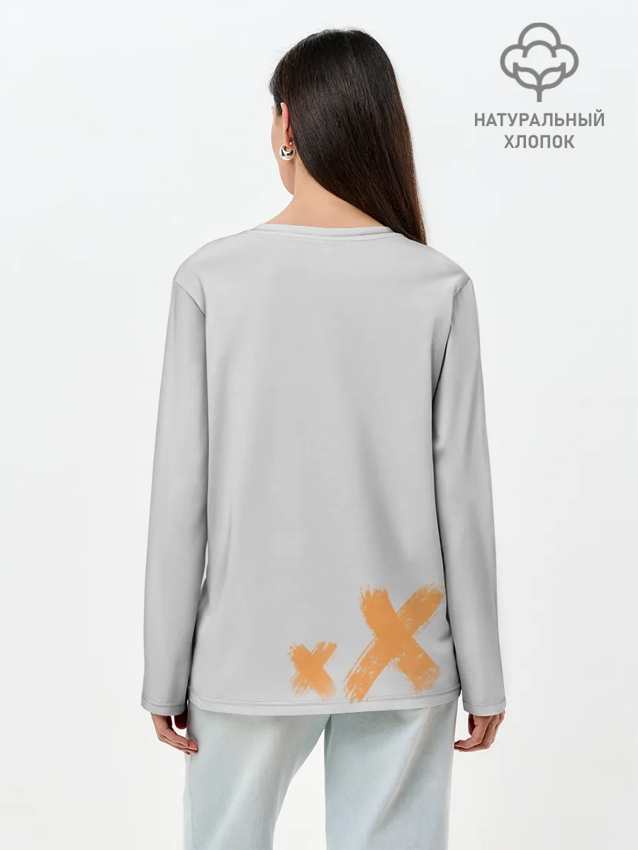 Лонгслив женский. Хлопок / Кагеяма Тобио