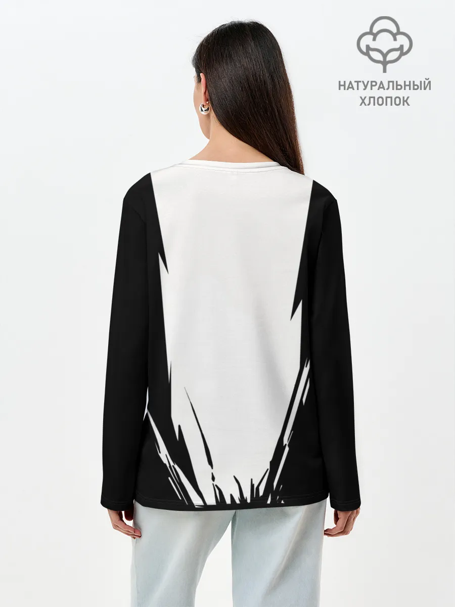 Лонгслив женский. Хлопок / Gess monster