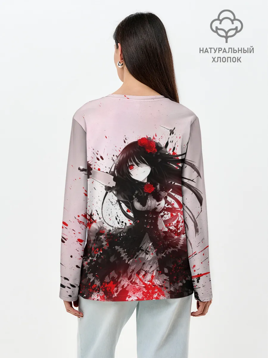 Лонгслив женский. Хлопок / рандеву с жизнью