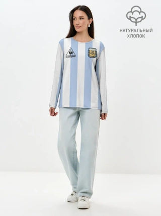 Лонгслив женский. Хлопок / Diego Maradona 10