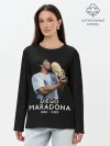 Лонгслив женский. Хлопок / Diego Maradona
