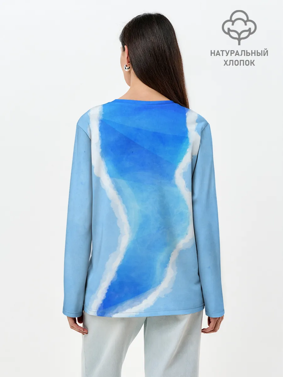 Лонгслив женский. Хлопок / Диего Армандо