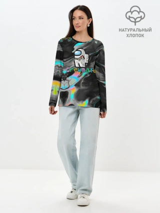 Лонгслив женский. Хлопок / Among Us