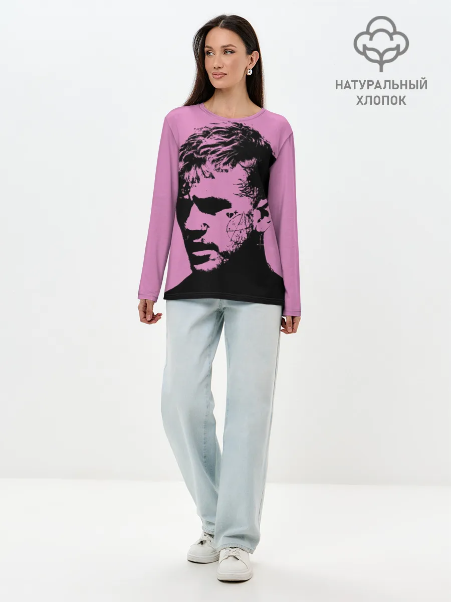 Лонгслив женский. Хлопок / Lil peep