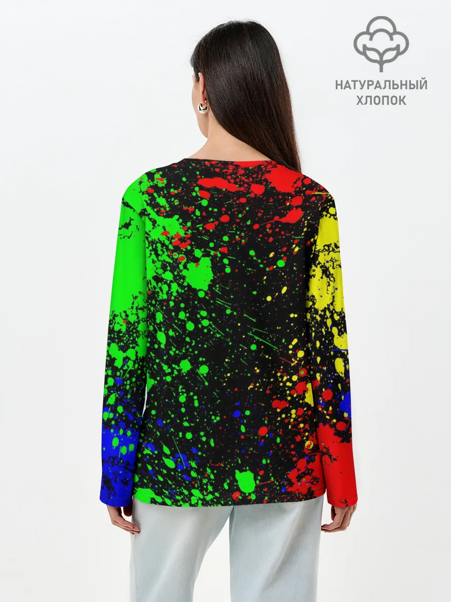 Лонгслив женский. Хлопок / AMONG US