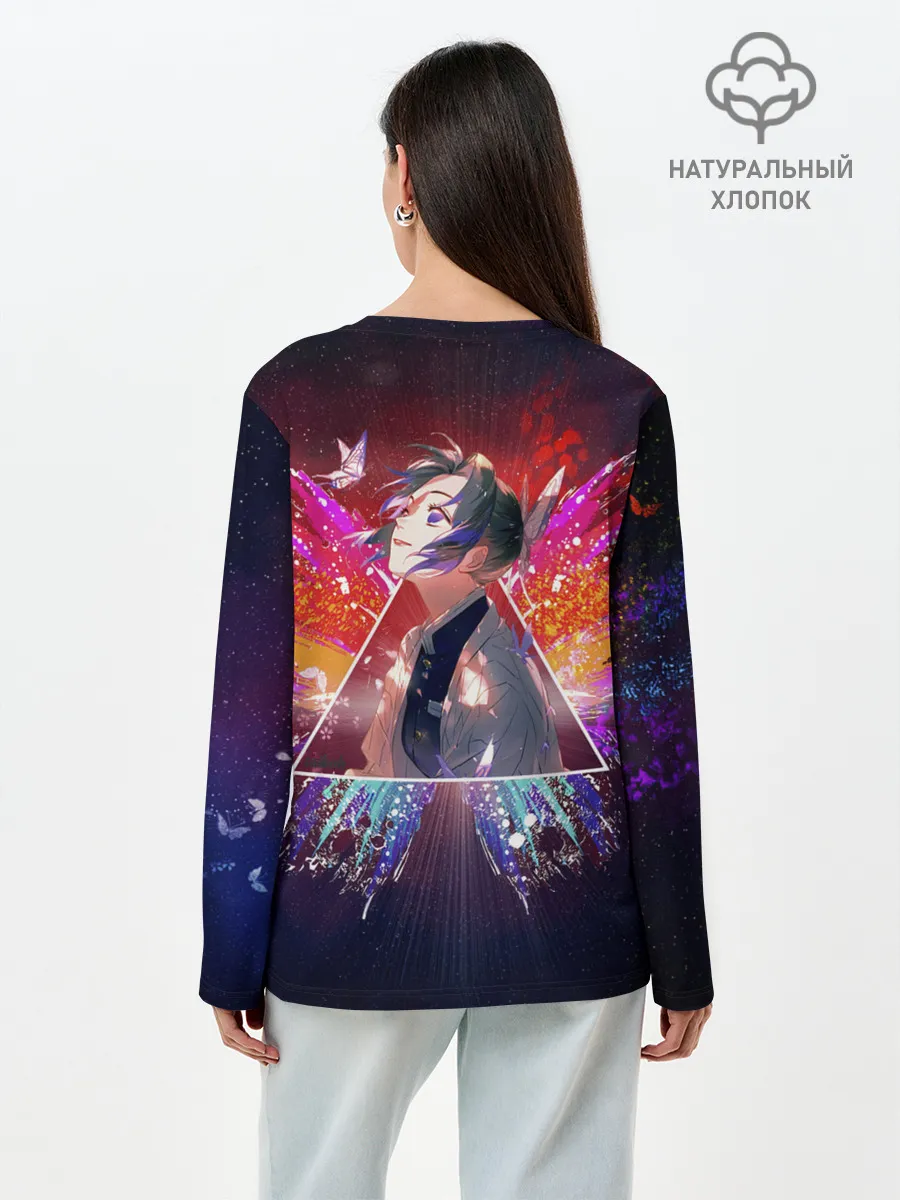 Лонгслив женский. Хлопок / Шинобу Кочо