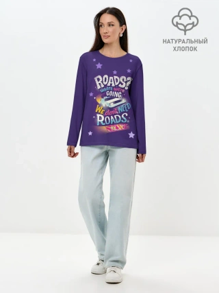 Лонгслив женский. Хлопок / Back to the Future