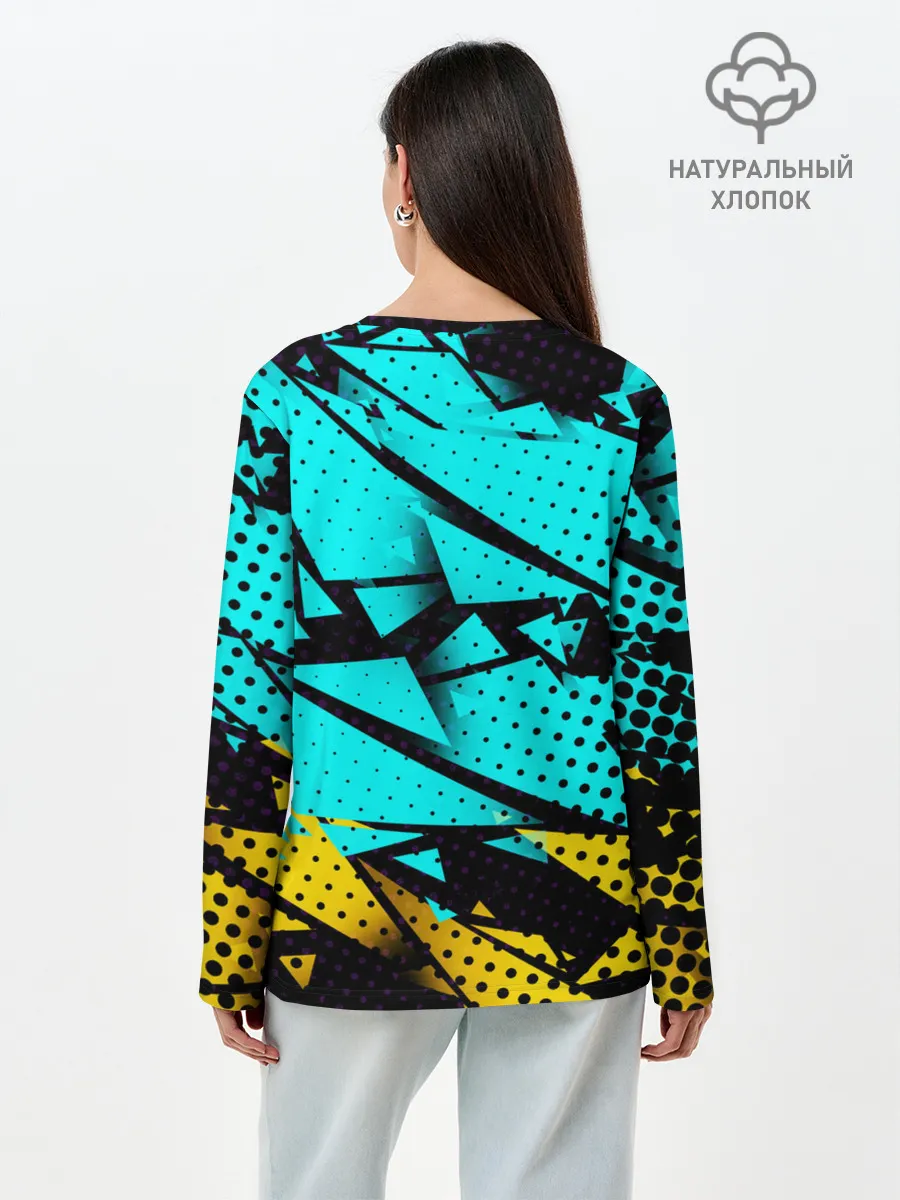 Лонгслив женский. Хлопок / AMONG US / АМОНГ АС