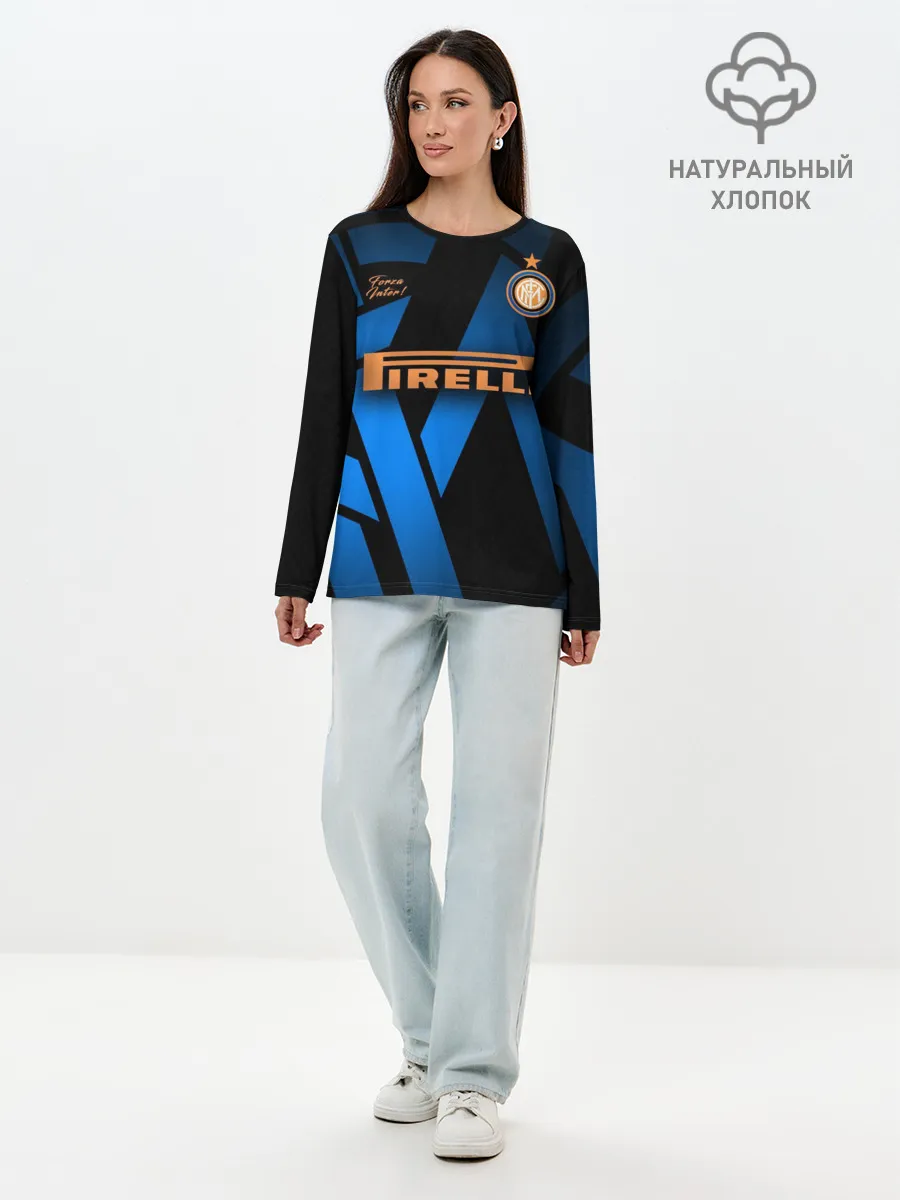 Лонгслив женский. Хлопок / INTER
