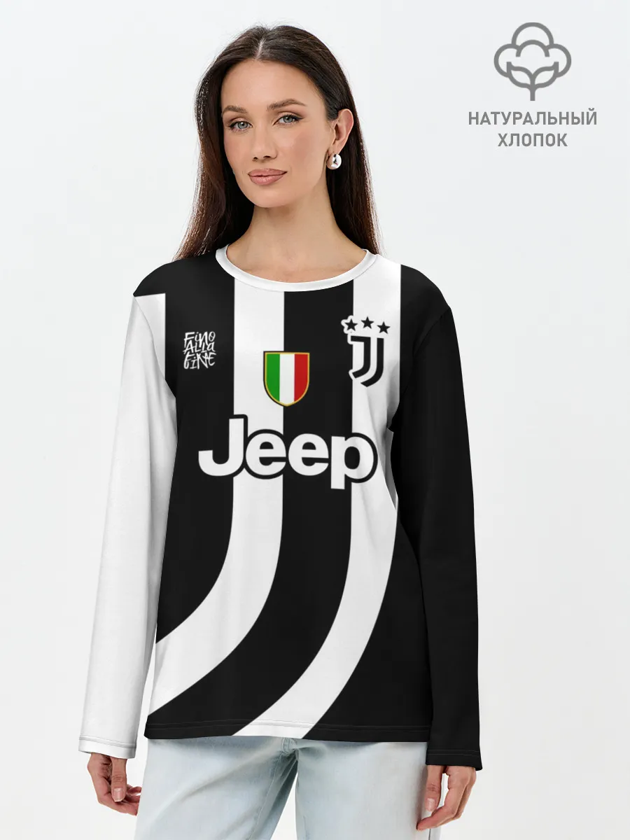 Лонгслив женский. Хлопок / JUVENTUS