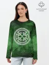Лонгслив женский. Хлопок / Кельтский Узел