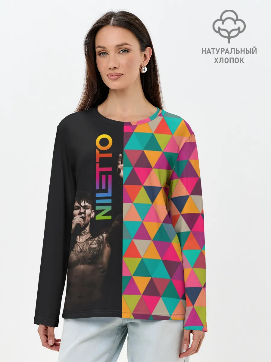 Лонгслив женский. Хлопок / NILETTO