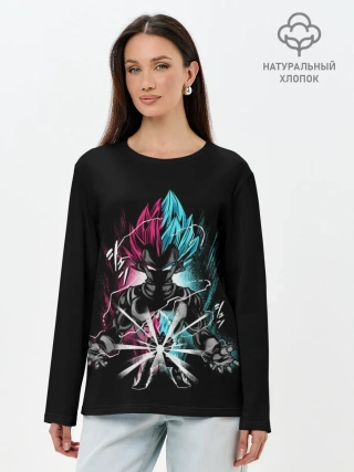 Лонгслив женский. Хлопок / Аниме Жемчуг Дракона