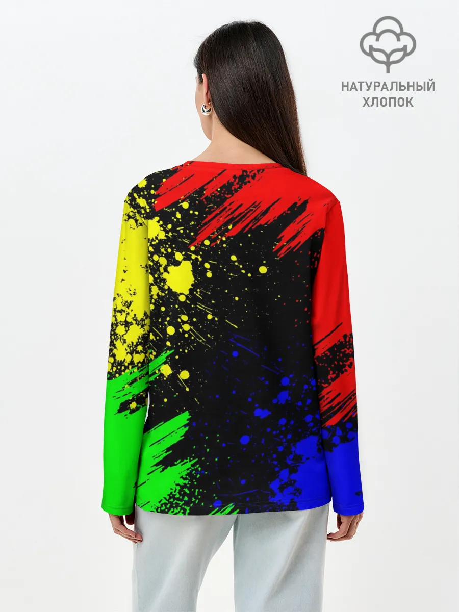 Лонгслив женский. Хлопок / AMONG US