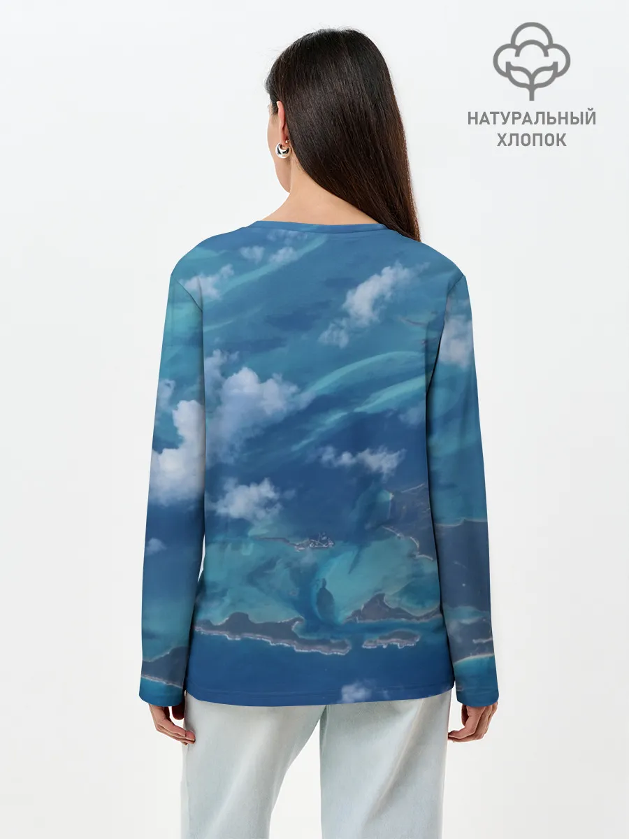 Лонгслив женский. Хлопок / LISA BLACKPINK