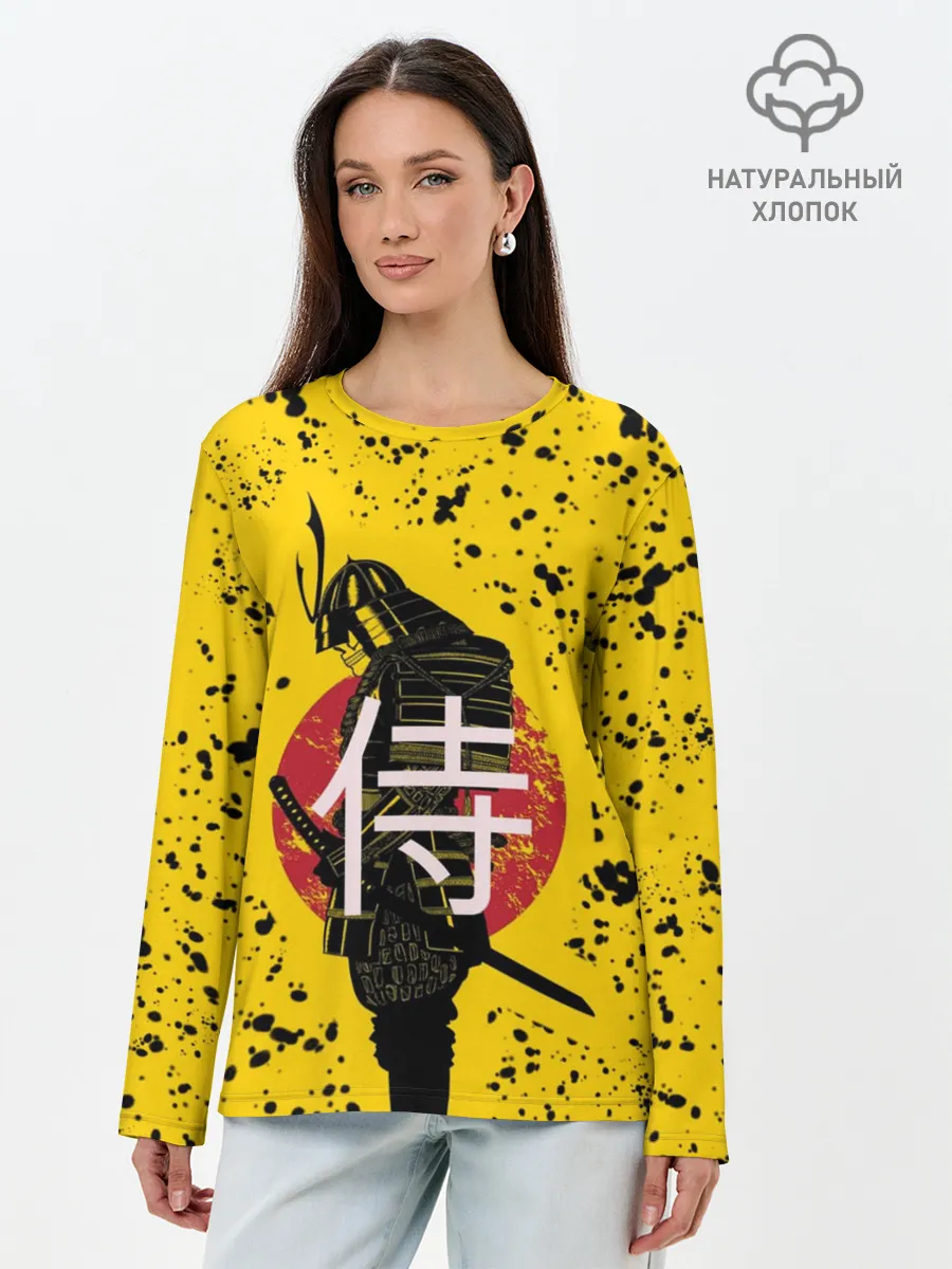Лонгслив женский. Хлопок / ?