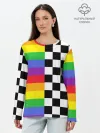 Лонгслив женский. Хлопок / Rainbow