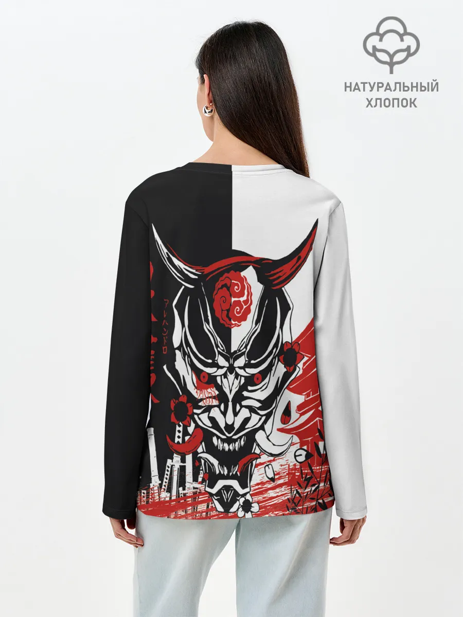 Лонгслив женский. Хлопок / Самурай Samurai