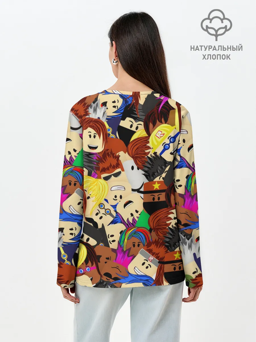 Лонгслив женский. Хлопок / ROBLOX