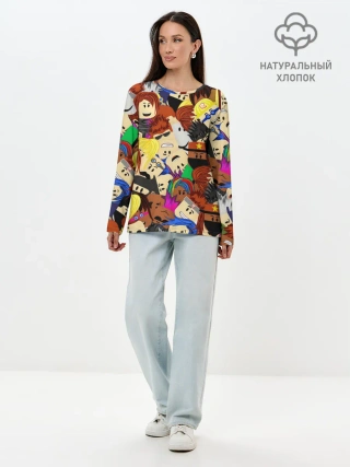 Лонгслив женский. Хлопок / ROBLOX