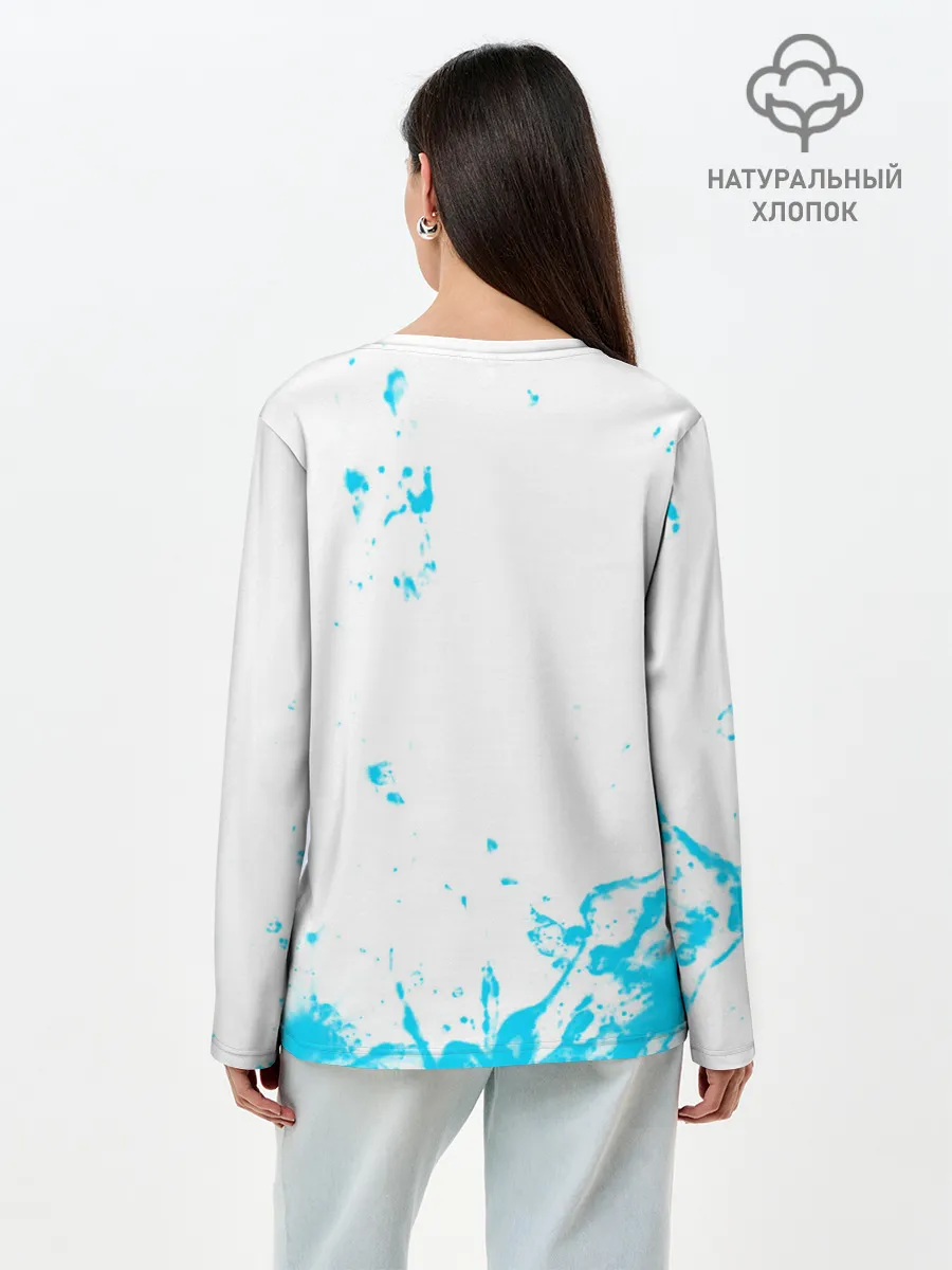 Лонгслив женский. Хлопок / among us