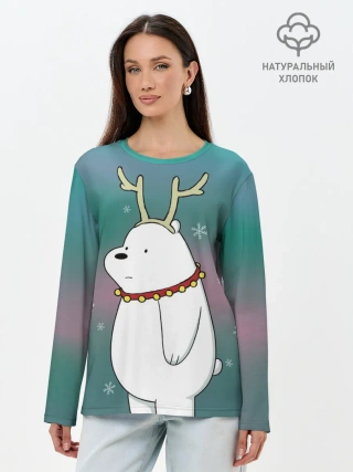 Лонгслив женский. Хлопок / Icebear