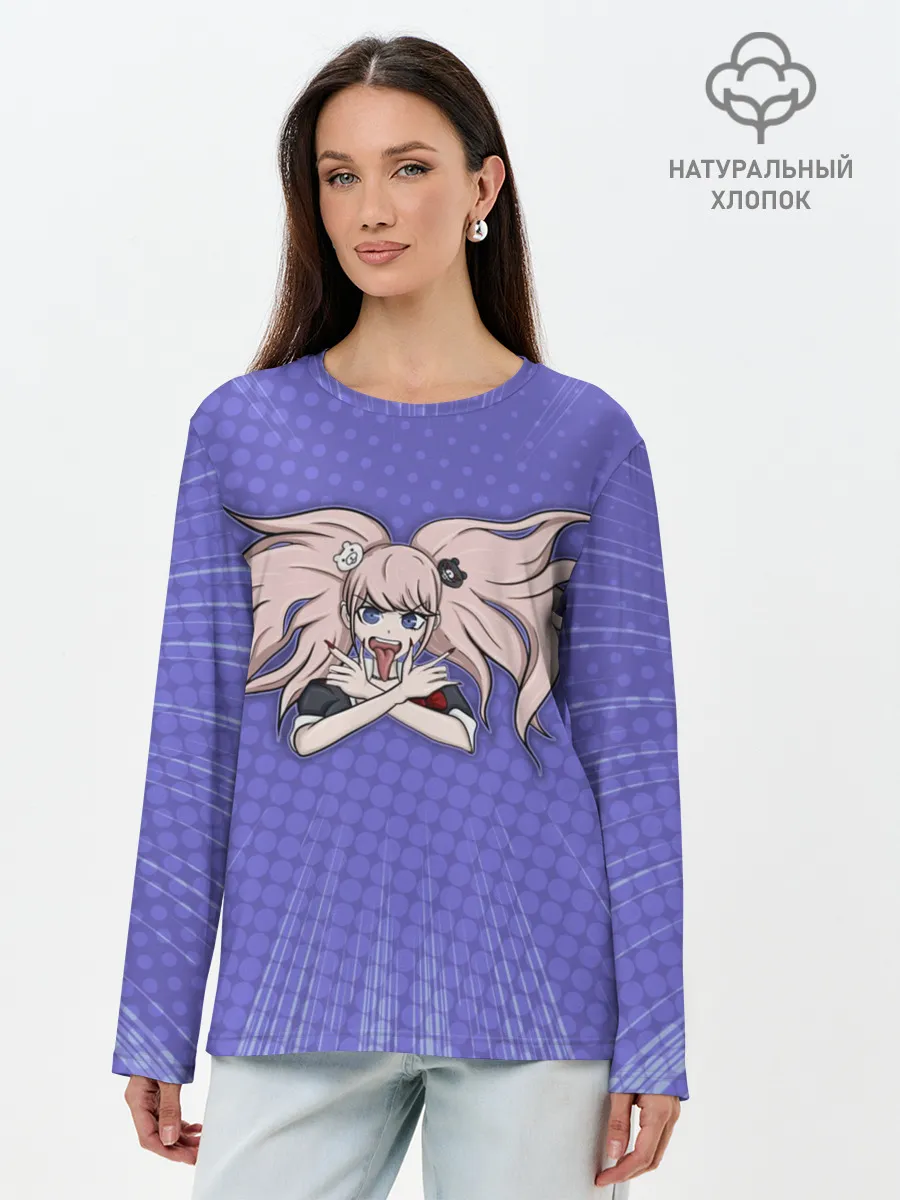 Лонгслив женский. Хлопок / Джунко Эношима