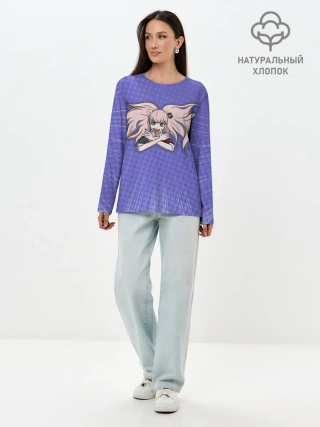 Лонгслив женский. Хлопок / Джунко Эношима