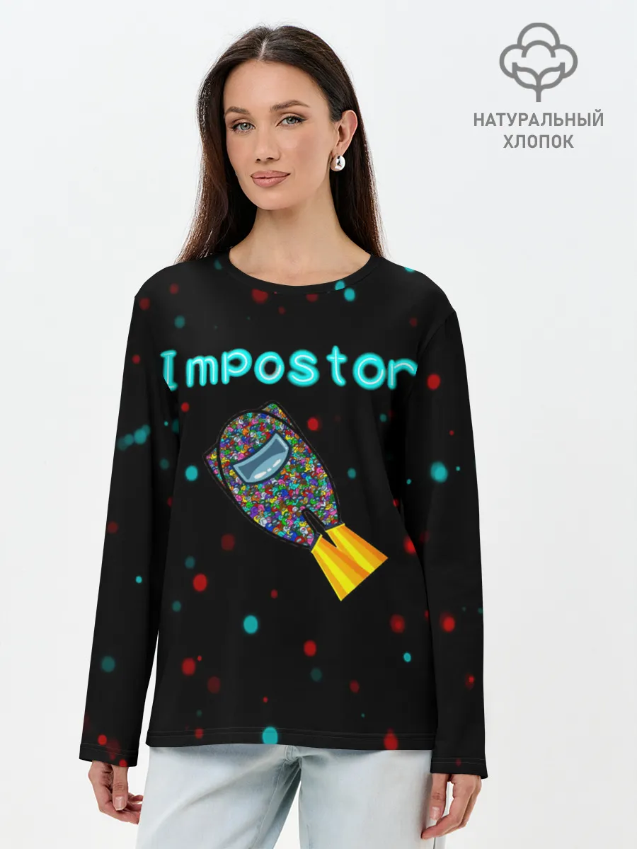 Лонгслив женский. Хлопок / Impostor