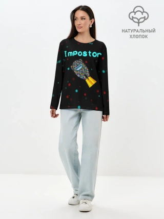 Лонгслив женский. Хлопок / Impostor