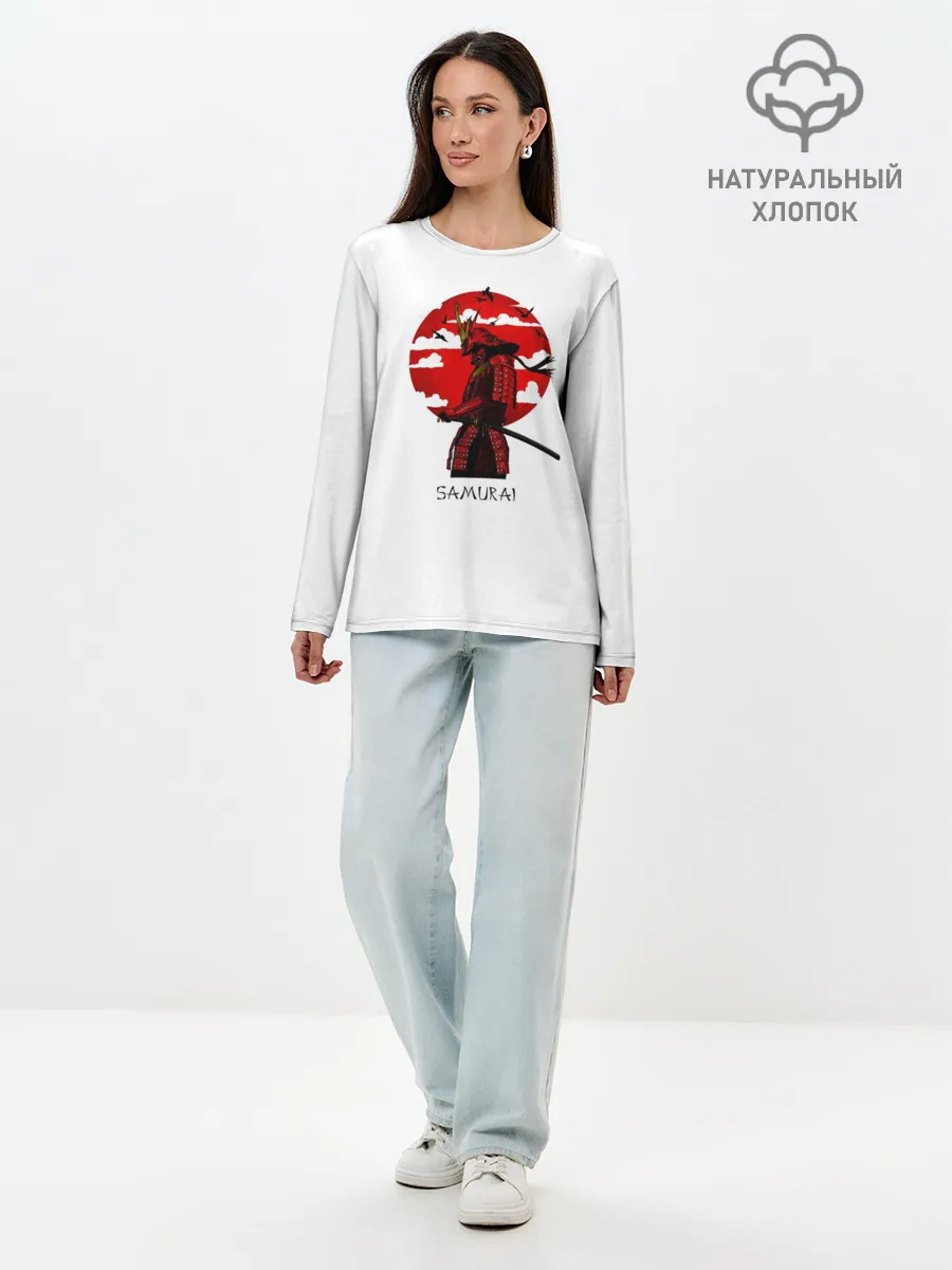 Лонгслив женский. Хлопок / Samurai