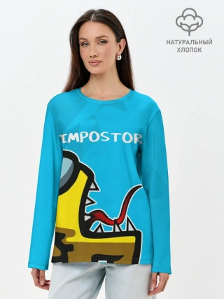 Лонгслив женский. Хлопок / IMPOSTOR