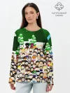 Лонгслив женский. Хлопок / Южный Парк / South Park .