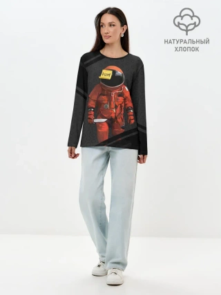 Лонгслив женский. Хлопок / AMONG US - Реалистичный