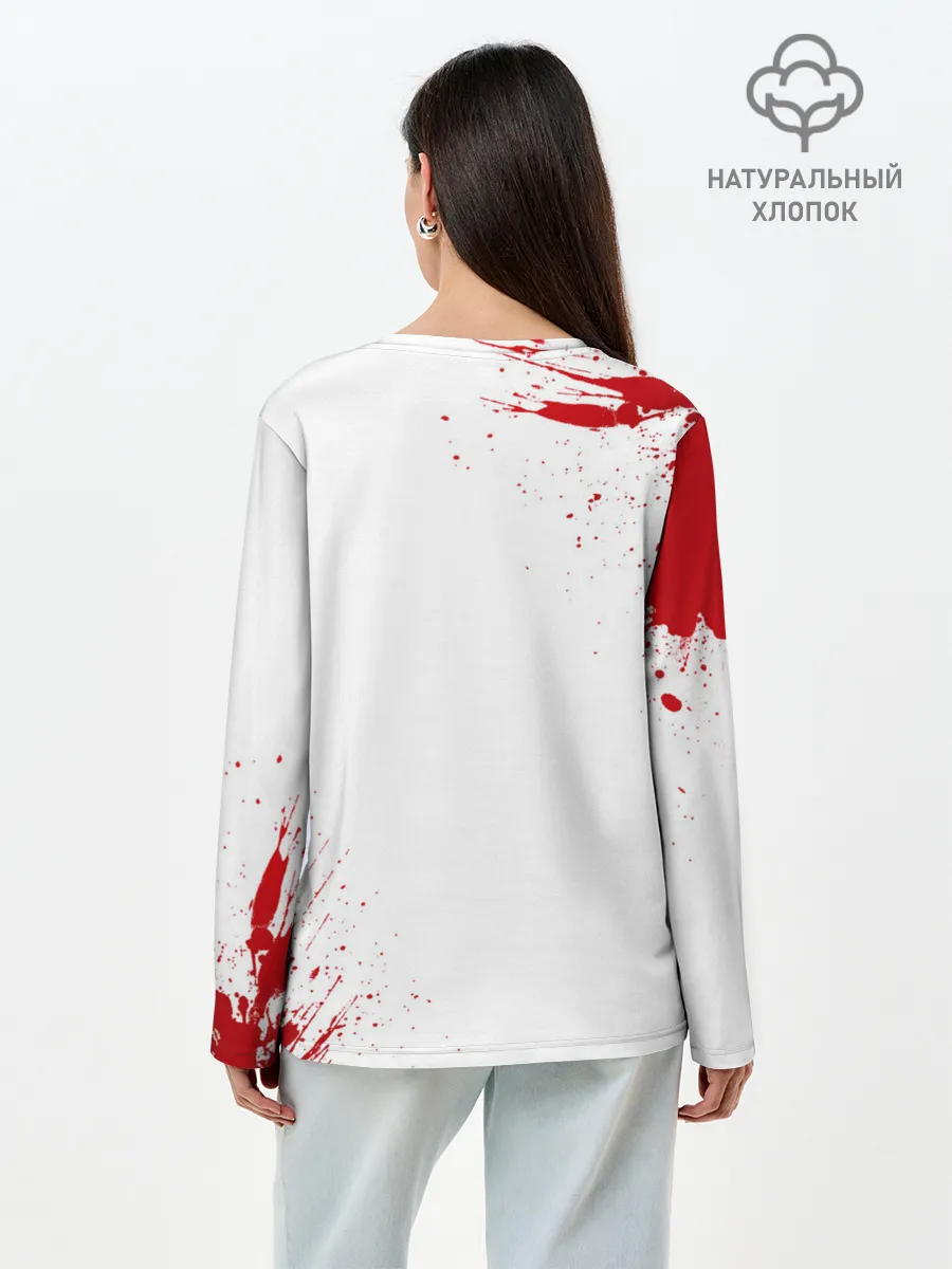 Лонгслив женский. Хлопок / AMONG US - МОНСТР