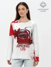 Лонгслив женский. Хлопок / AMONG US - МОНСТР