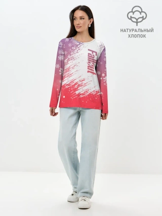 Лонгслив женский. Хлопок / Fallout Winter