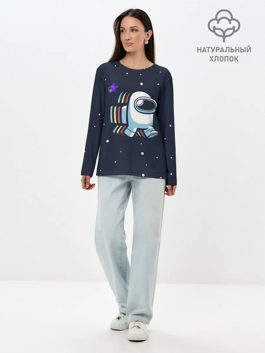 Лонгслив женский. Хлопок / Among Us | Many