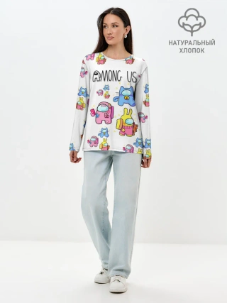 Лонгслив женский. Хлопок / Among Us