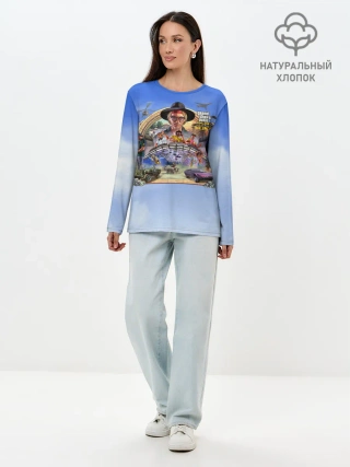 Лонгслив женский. Хлопок / GTAO: The Cayo Perico Heist