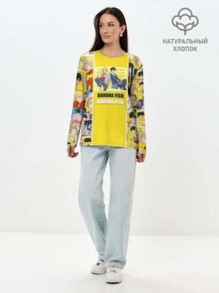 Лонгслив женский. Хлопок / BANANA FISH