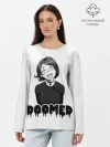 Лонгслив женский. Хлопок / Doomer girl