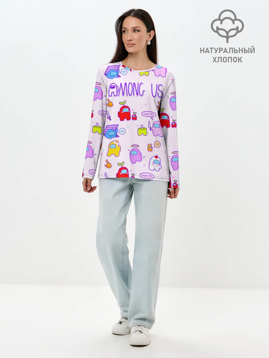 Лонгслив женский. Хлопок / Among Us