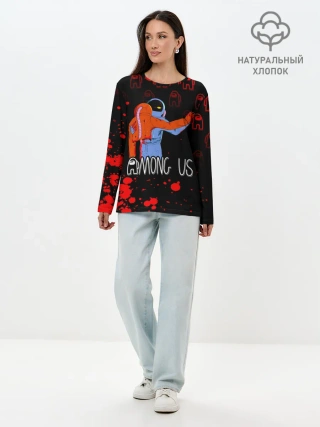 Лонгслив женский. Хлопок / Among Us