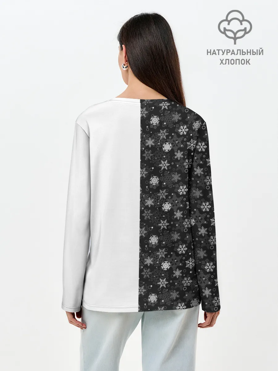 Лонгслив женский. Хлопок / Дедушка Мороз