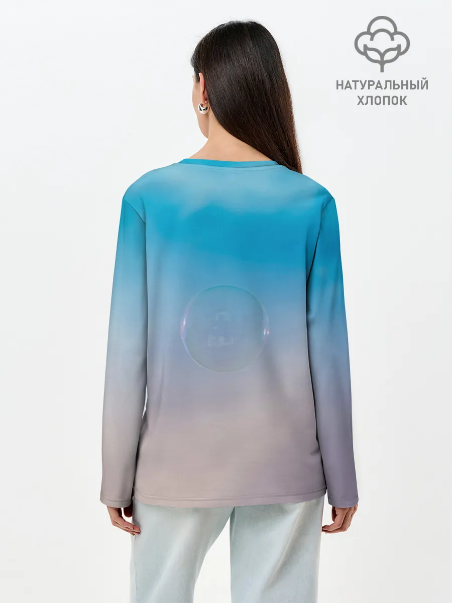 Лонгслив женский. Хлопок / JENNIE BLACKPINK